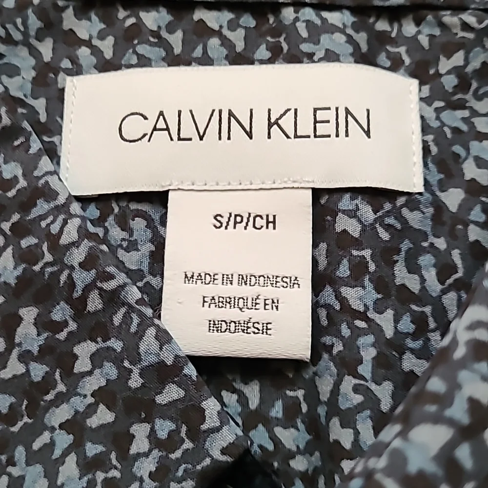 Calvin Klein stretch cotton long-sleeve dress shirt - Picture 2 of 14